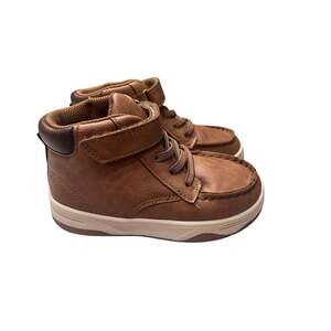 Stride Rite Bronte Boot Toddler Size 9M Brown Hook & Loop Closure Memory Foam